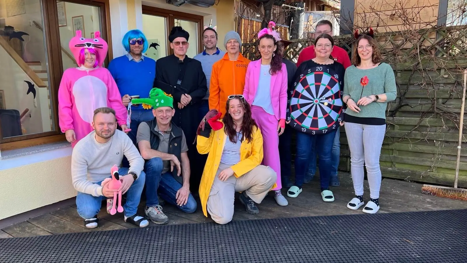 Roither-Team beim Fasching